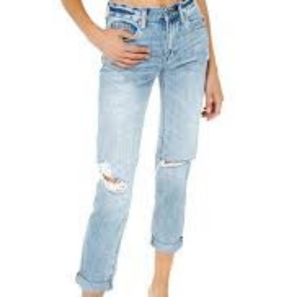 Pistola Size 27 High Rise Vintage 90's Distressed